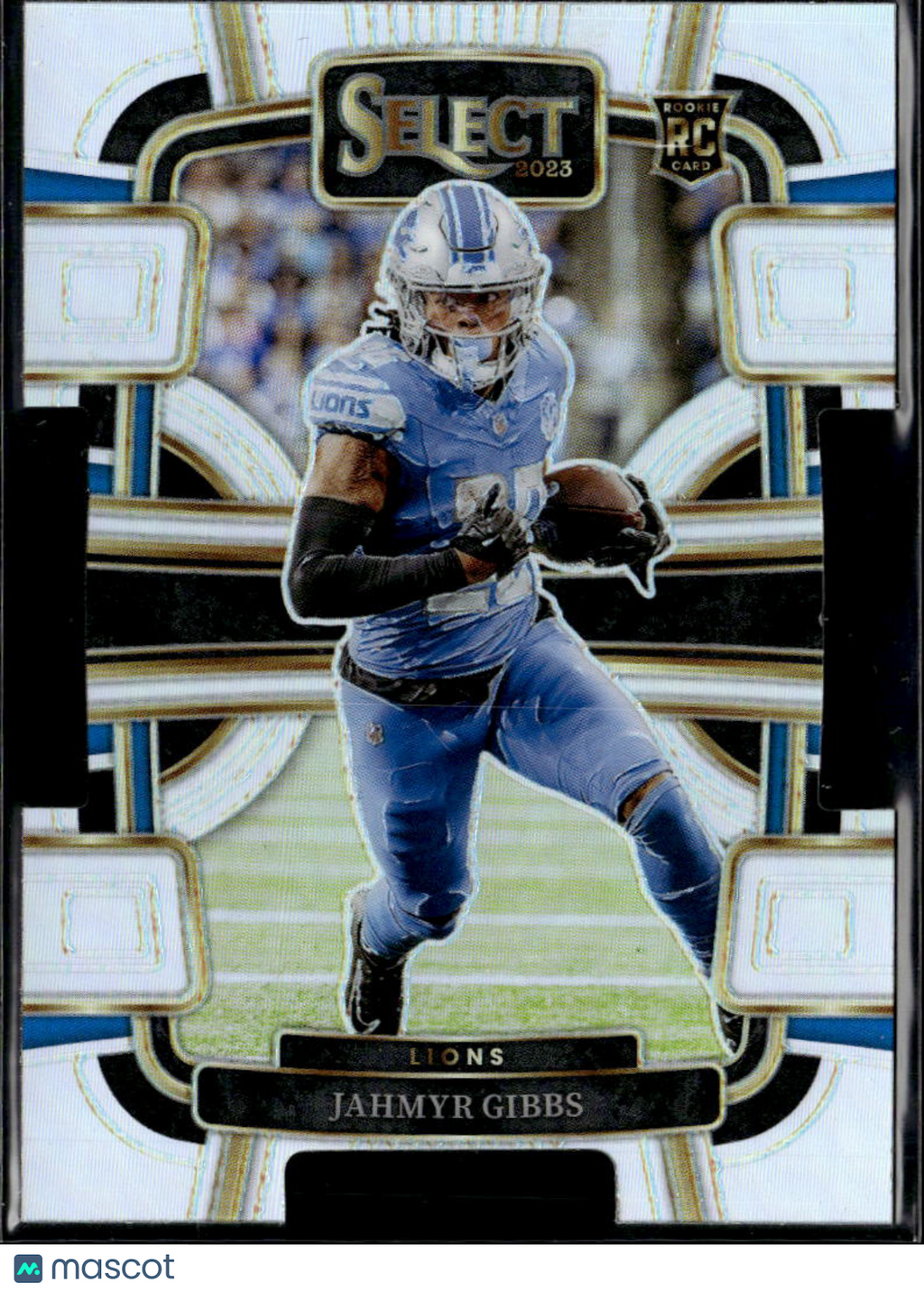 Jahmyr Gibbs 2023 Select RC Silver Prizm Die-Cut Rookie Detroit Lions