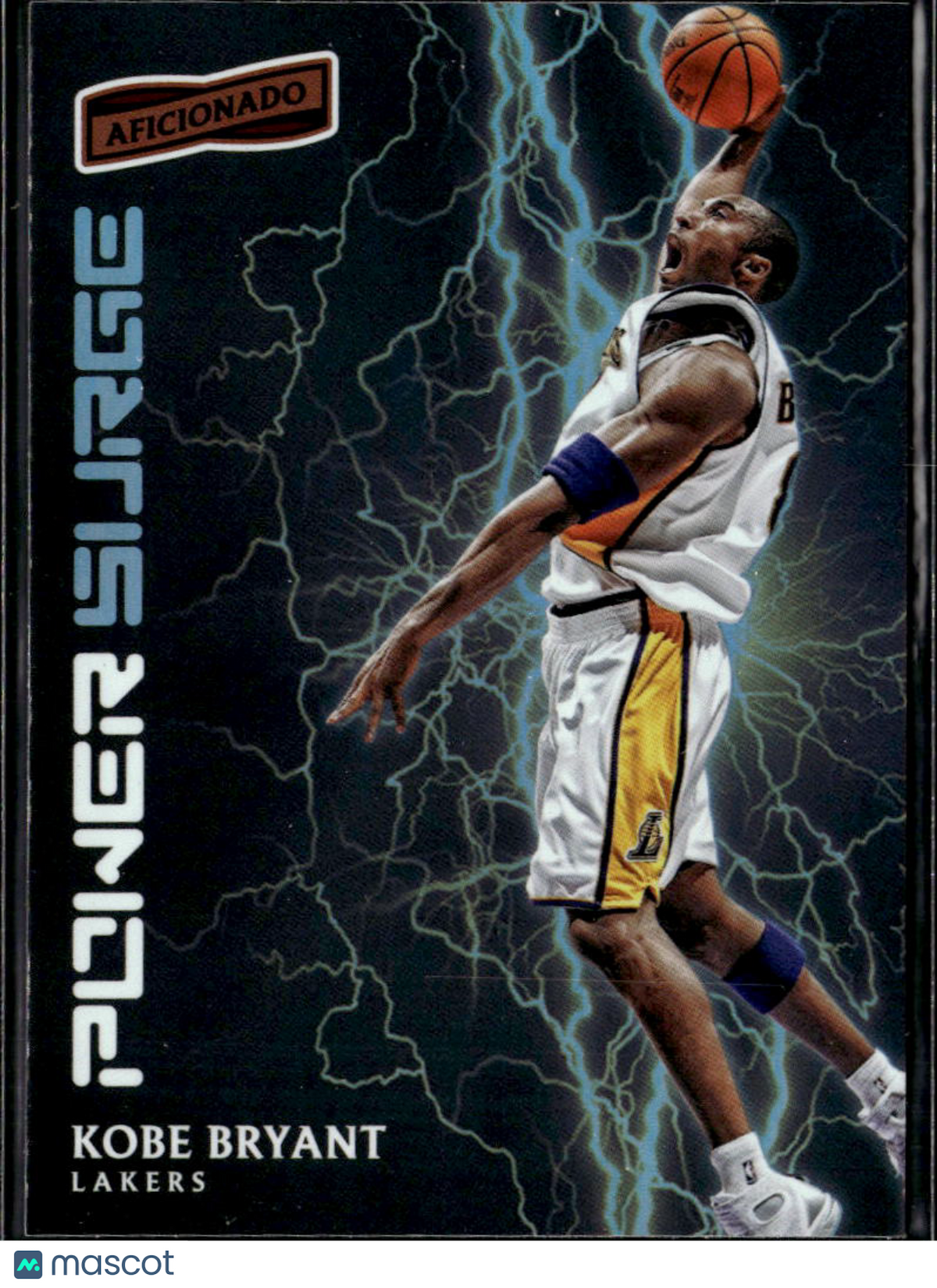 Kobe Bryant 2016 Panini Aficionado Power Surge Los Angeles Lakers