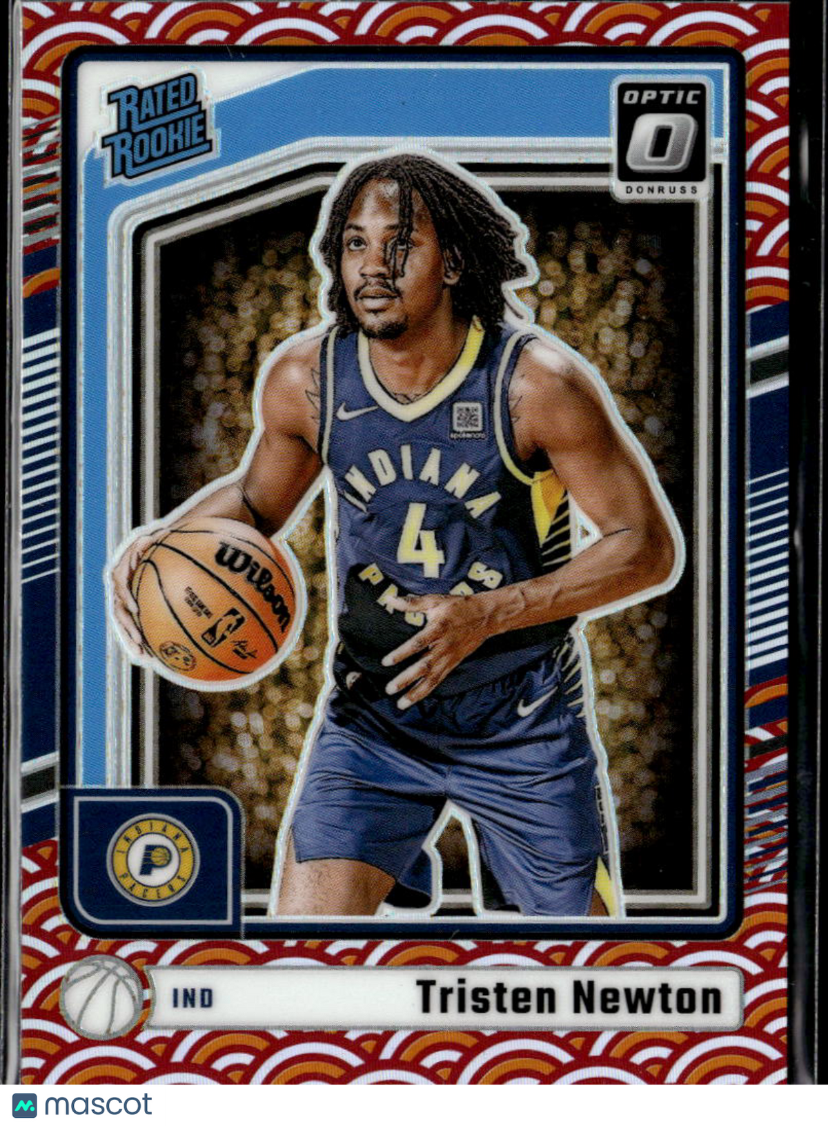 Tristen Newton 2024-25 Optic Rated Rookie Photon RC Indiana Pacers