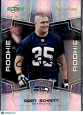 Owen Schmitt 2008 Score Select Auto Autograph RC /750 Seattle Seahawks