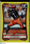 KC Concepcion 2026 Bowman Chrome Yellow Rookie RC /275 Cleveland Browns