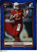 Carson Beck 2026 Bowman Chrome Blue Reptilian RC Rookie /150 Arizona Cardinals