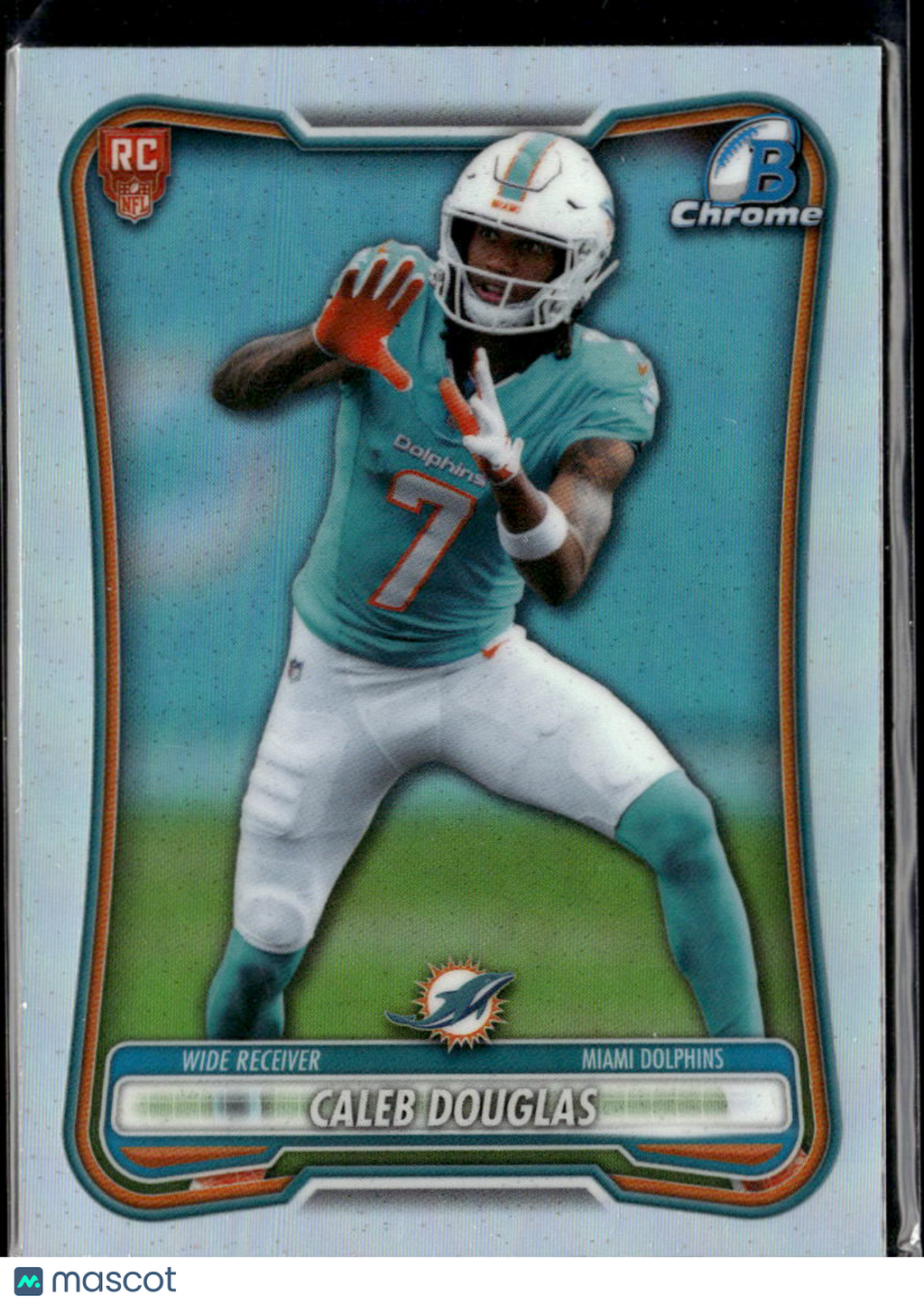 Caleb Douglas 2026 Bowman Chrome RED Rookie RC Miami Dolphins