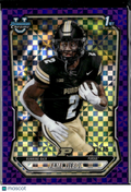 Fame Ijeboi 2026 Bowman Chrome 1st Purple 31/75 Purdue Boilermakers