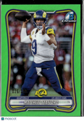 Matthew Stafford 2026 Bowman Chrome Lime Green /399 Los Angeles Rams