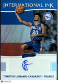 Timothé Luwawu-Cabarrot 2017 Aficionado Auto Autograph Ink /249 76ers