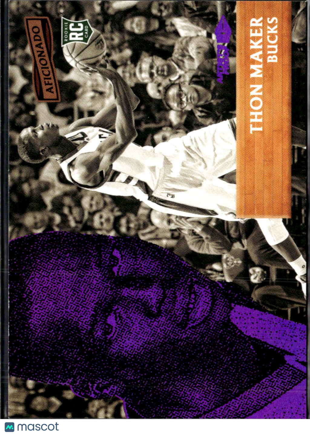 Thon Maker 2017 Panini Aficionado RC Artist's Proof Purple /99 Milwaukee Bucks