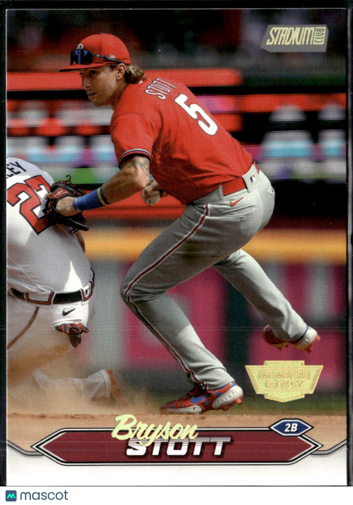 Bryson Stott 2024 Topps Stadium Club Member's Only SSP Philadelphia Phillies