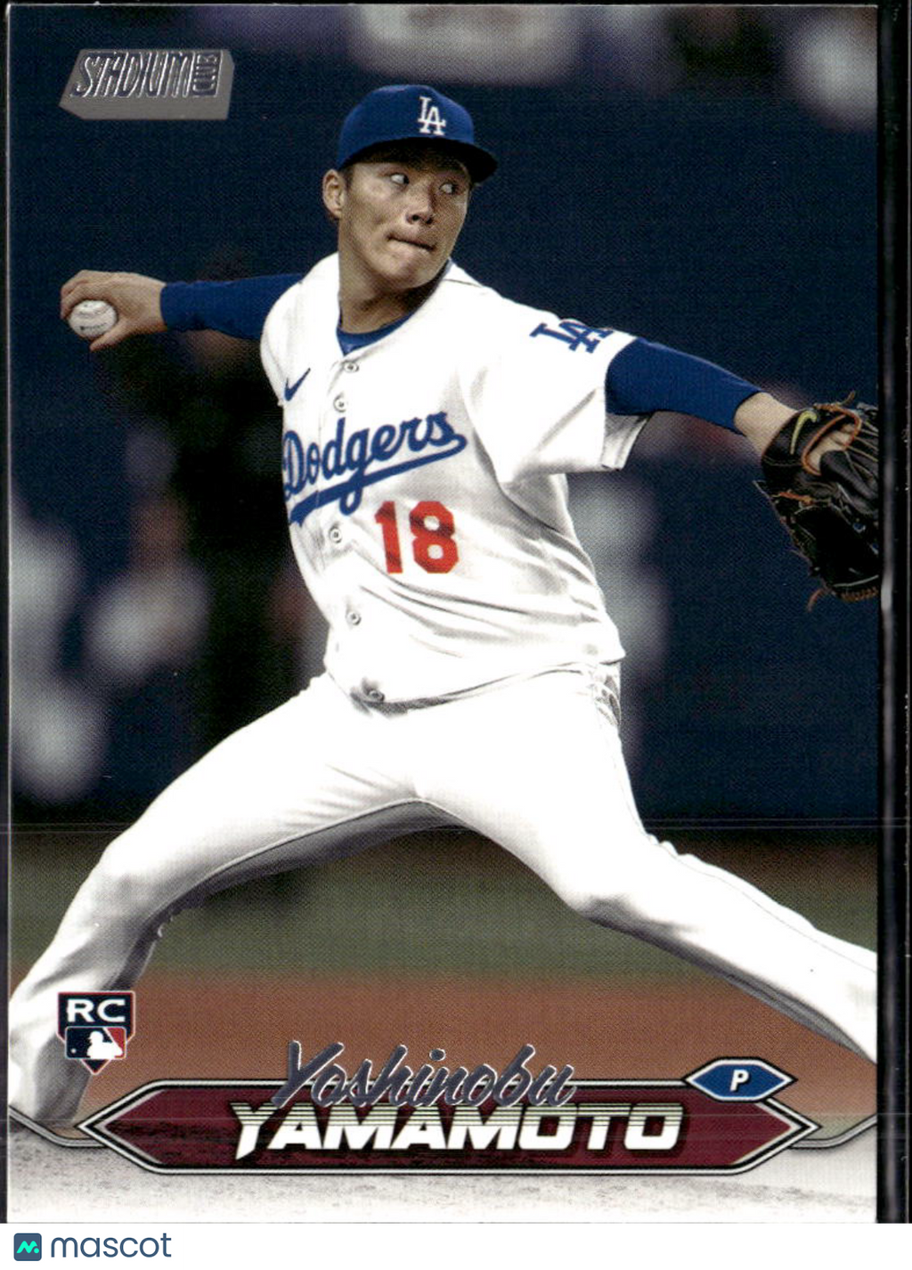 Yoshinobu Yamamoto 2024 Topps Stadium Club Rookie RC Los Angeles Dodgers