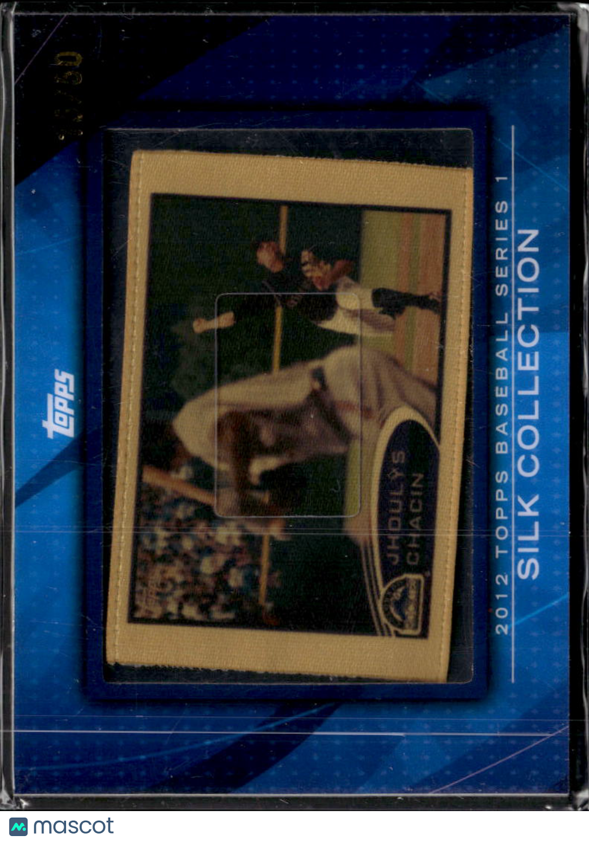 Jhoulys Chacin 2012 Topps Silk Collection Framed Silk /50 Colorado Rockies