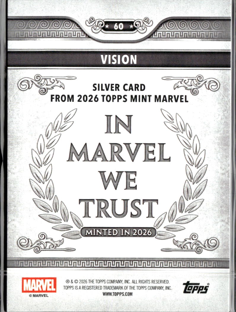 Vision 2026 Topps Mint Marvel Silver #60
