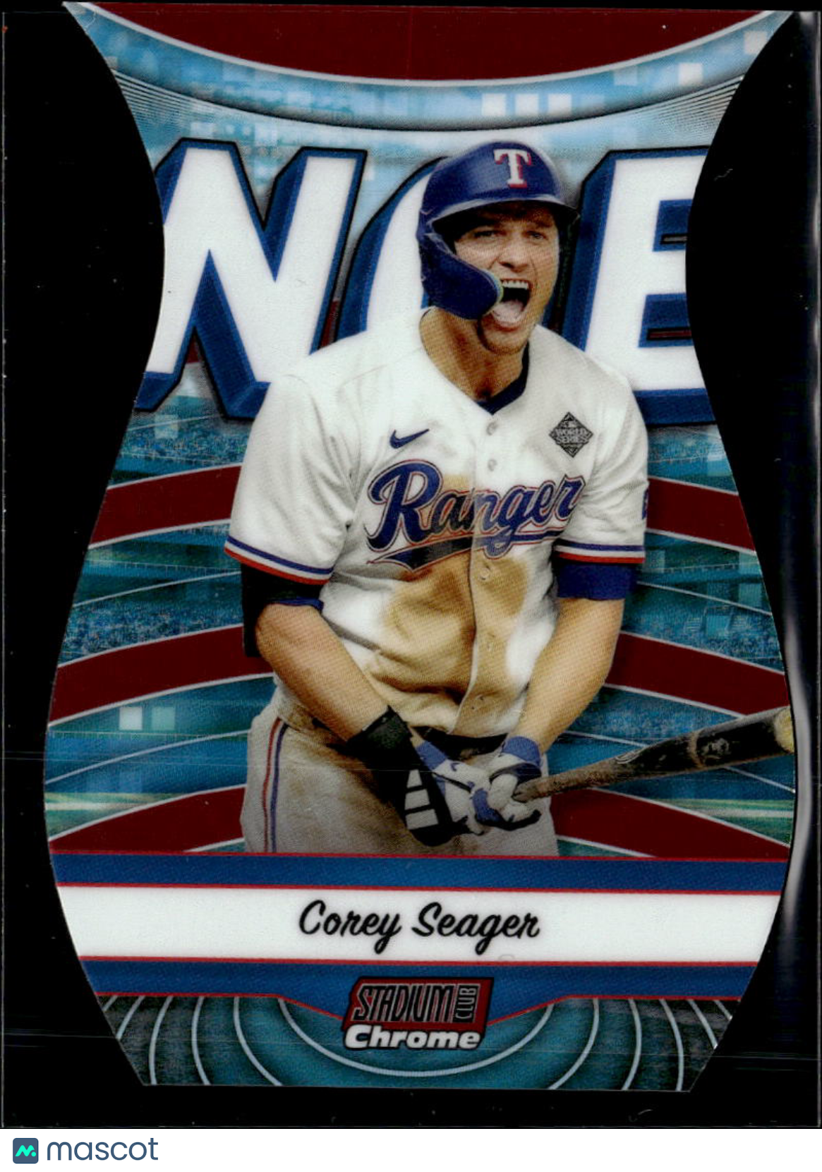 Corey Seager 2024 Topps Stadium Club Triumvirates Texas Rangers