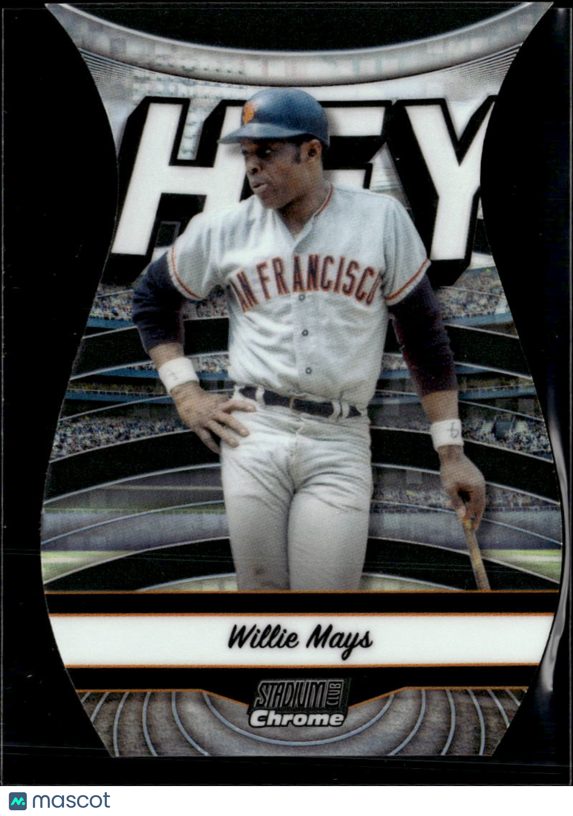 Willie Mays 2024 Topps Stadium Club Chrome Triumvirates San Francisco Giants