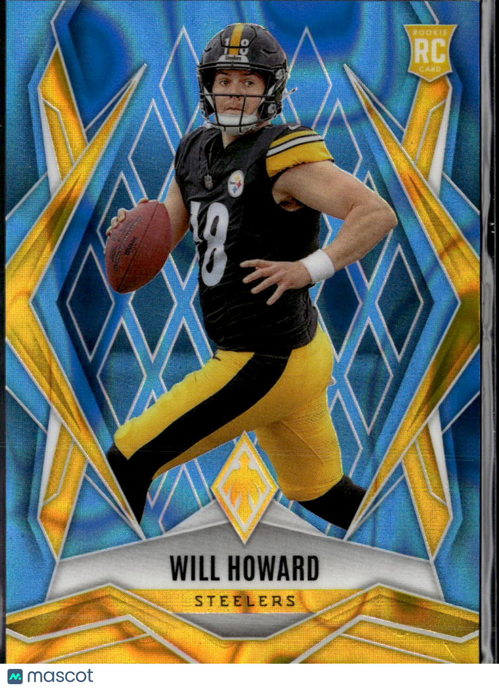Will Howard 2025 Phoenix Blue Lava Rookie RC /325 Pittsburgh Steelers