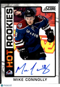 Mike Connolly 2012 Score Auto Autograph Hot Rookies Colorado Avalanche