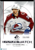 Matt Stienburg 2025 Upper Deck SP Authentic Future Watch /999 Colorado Avalanche