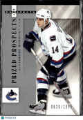Alexandre Burrows 2004 Fleer Hot Prospects 0630/1999 Vancouver Canucks