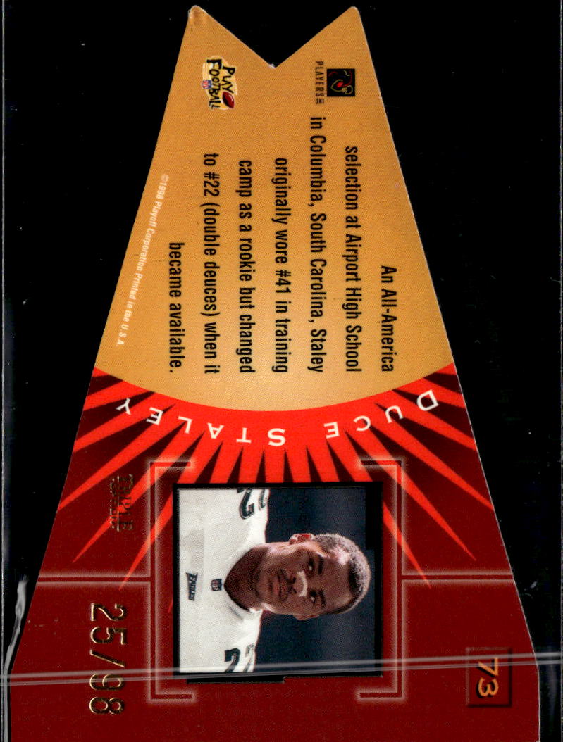 Duce Staley 1998 Playoff Contenders Pennants /98 Philadelphia Eagles