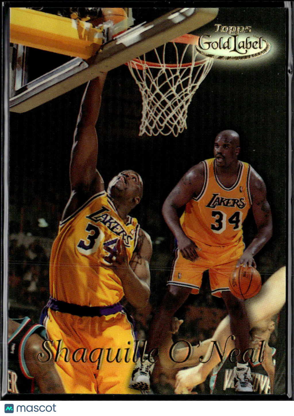 Shaquille O'Neal 1999 Topps Gold Label Class 1 #GL2 Los Angeles Lakers