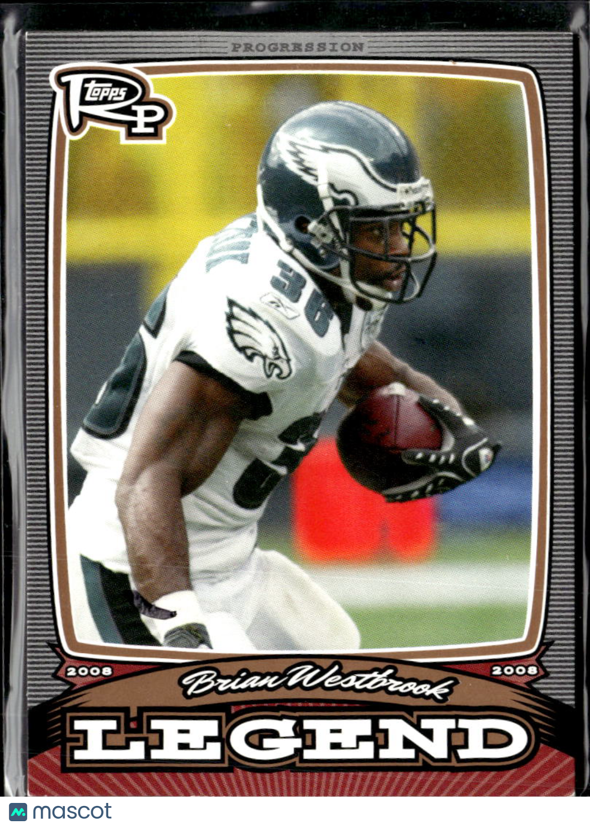 Brian Westbrook 2008 Topps Rookie Progression /389 Philadelphia Eagles