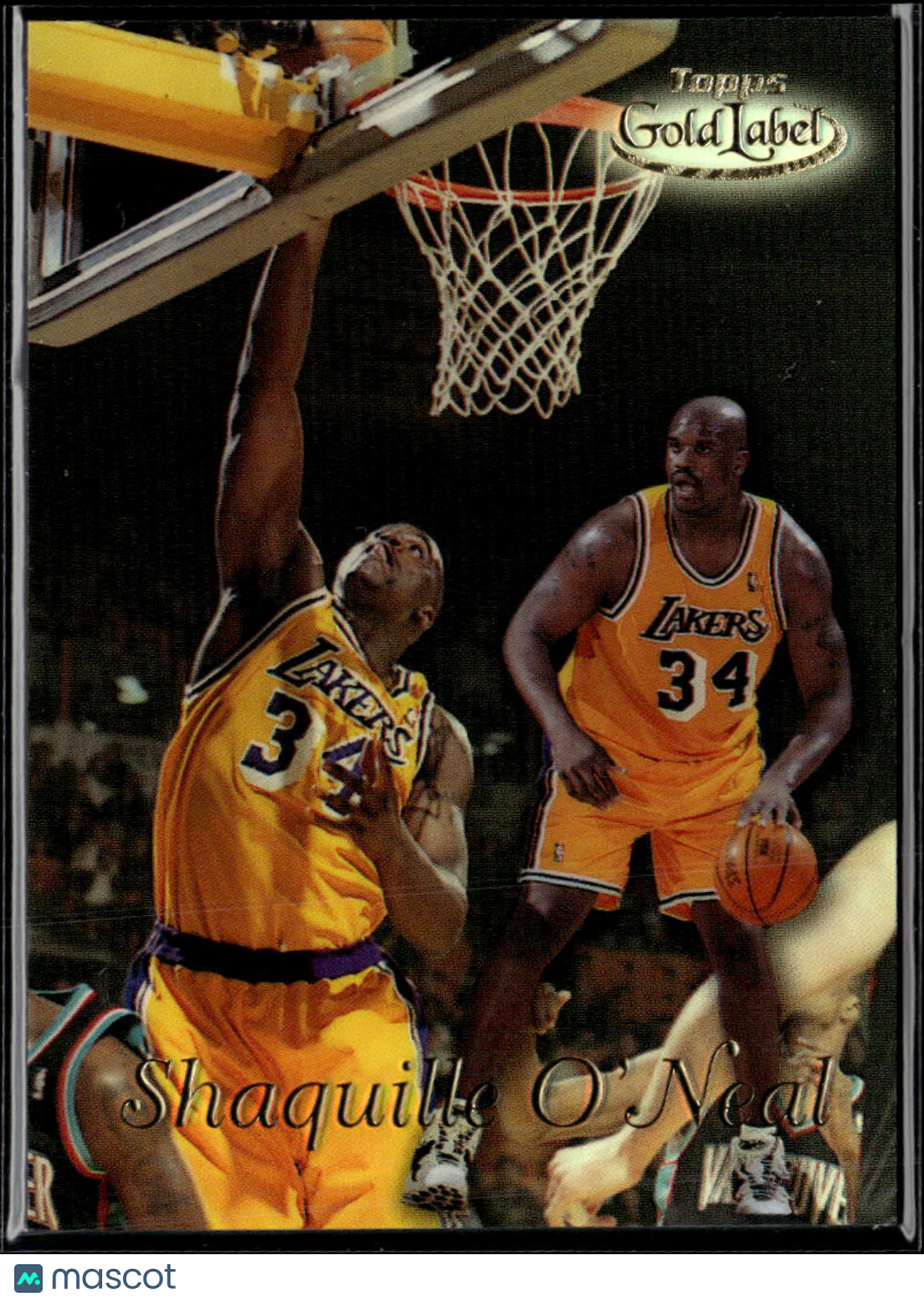 Shaquille O'Neal 1999 Topps Gold Label Class 1 #GL2 Los Angeles Lakers