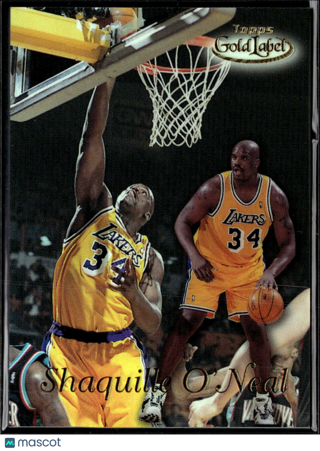 Shaquille O'Neal 1999 Topps Gold Label Class 1 #GL2 Los Angeles Lakers