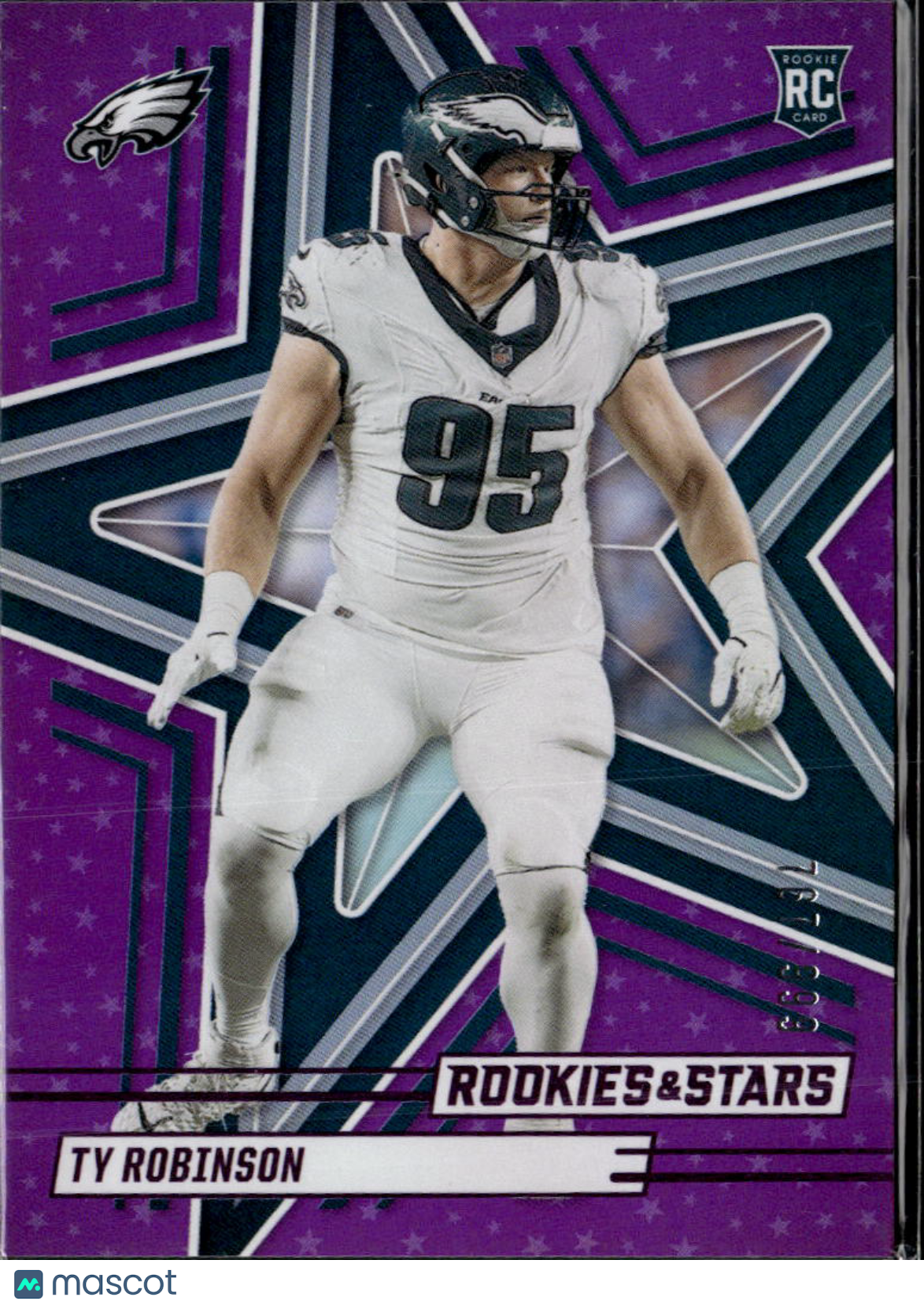 Ty Robinson 2025 Panini Rookies & Stars RC Purple /999 Philadelphia Eagles