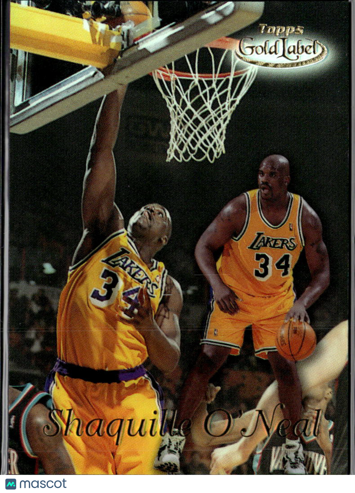 Shaquille O'Neal 1999 Topps Gold Label Class 1 #GL2 Los Angeles Lakers