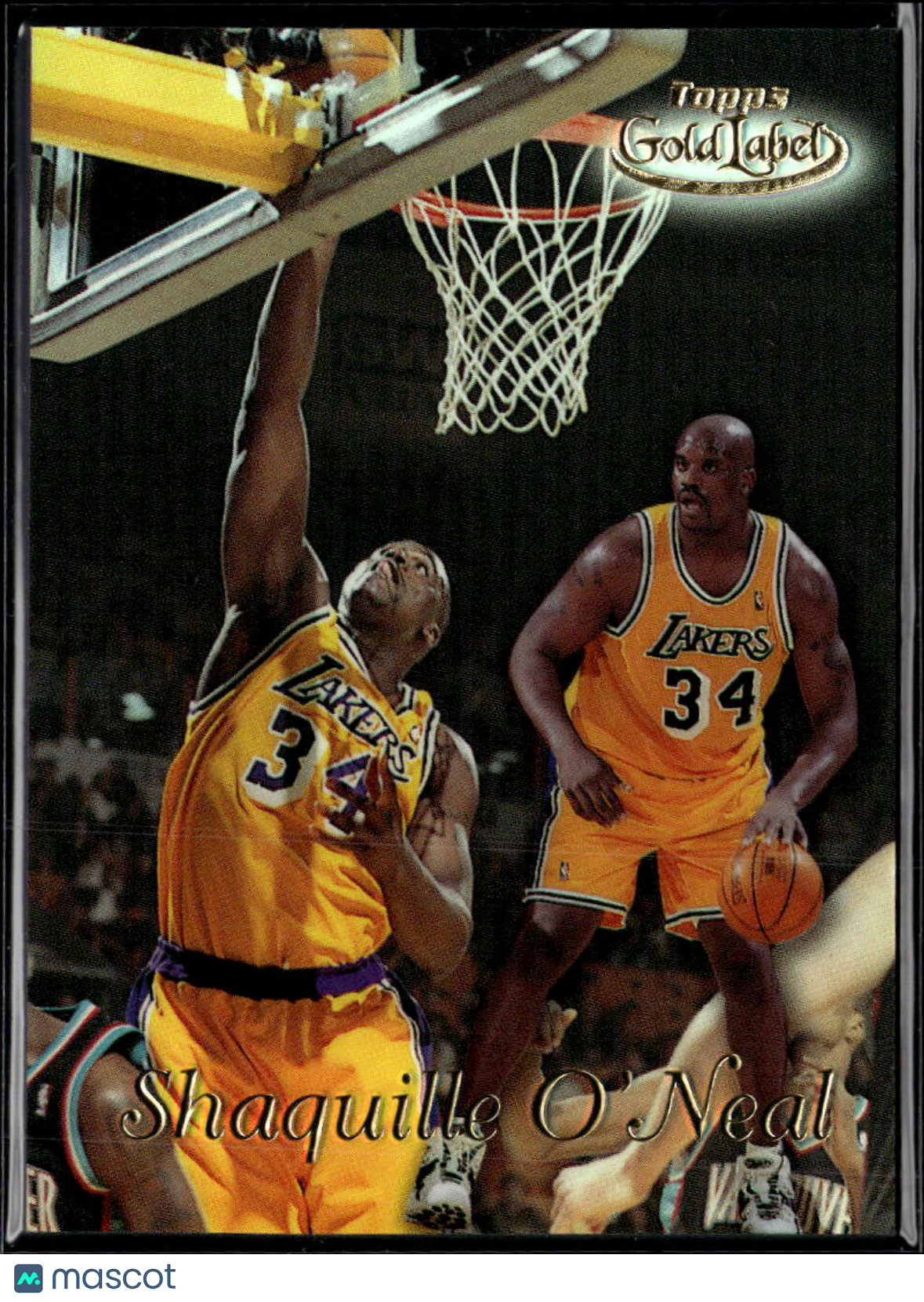 Shaquille O'Neal 1999 Topps Gold Label Class 1 #GL2 Los Angeles Lakers