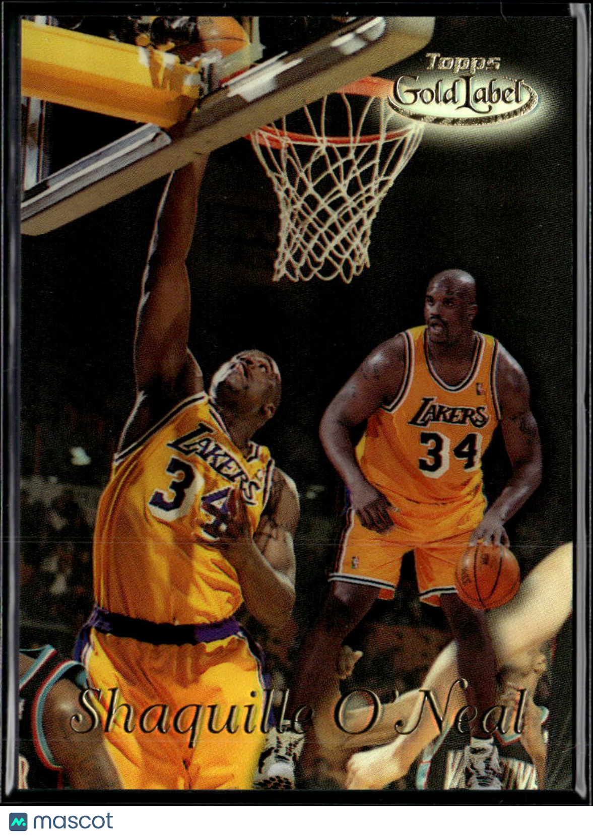 Shaquille O'Neal 1999 Topps Gold Label Class 1 #GL2 Los Angeles Lakers