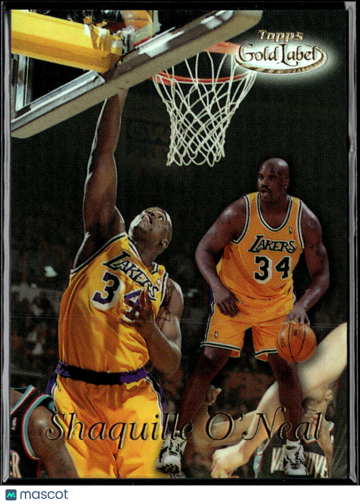 Shaquille O'Neal 1999 Topps Gold Label Class 1 #GL2 Los Angeles Lakers