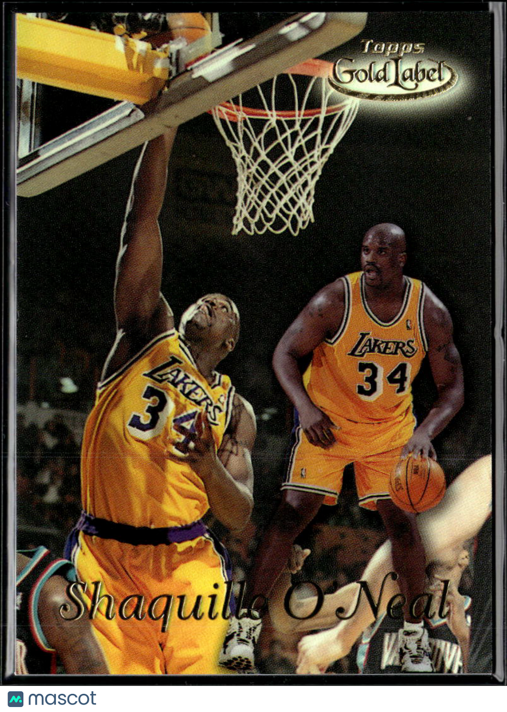 Shaquille O'Neal 1999 Topps Gold Label Class 1 #GL2 Los Angeles Lakers