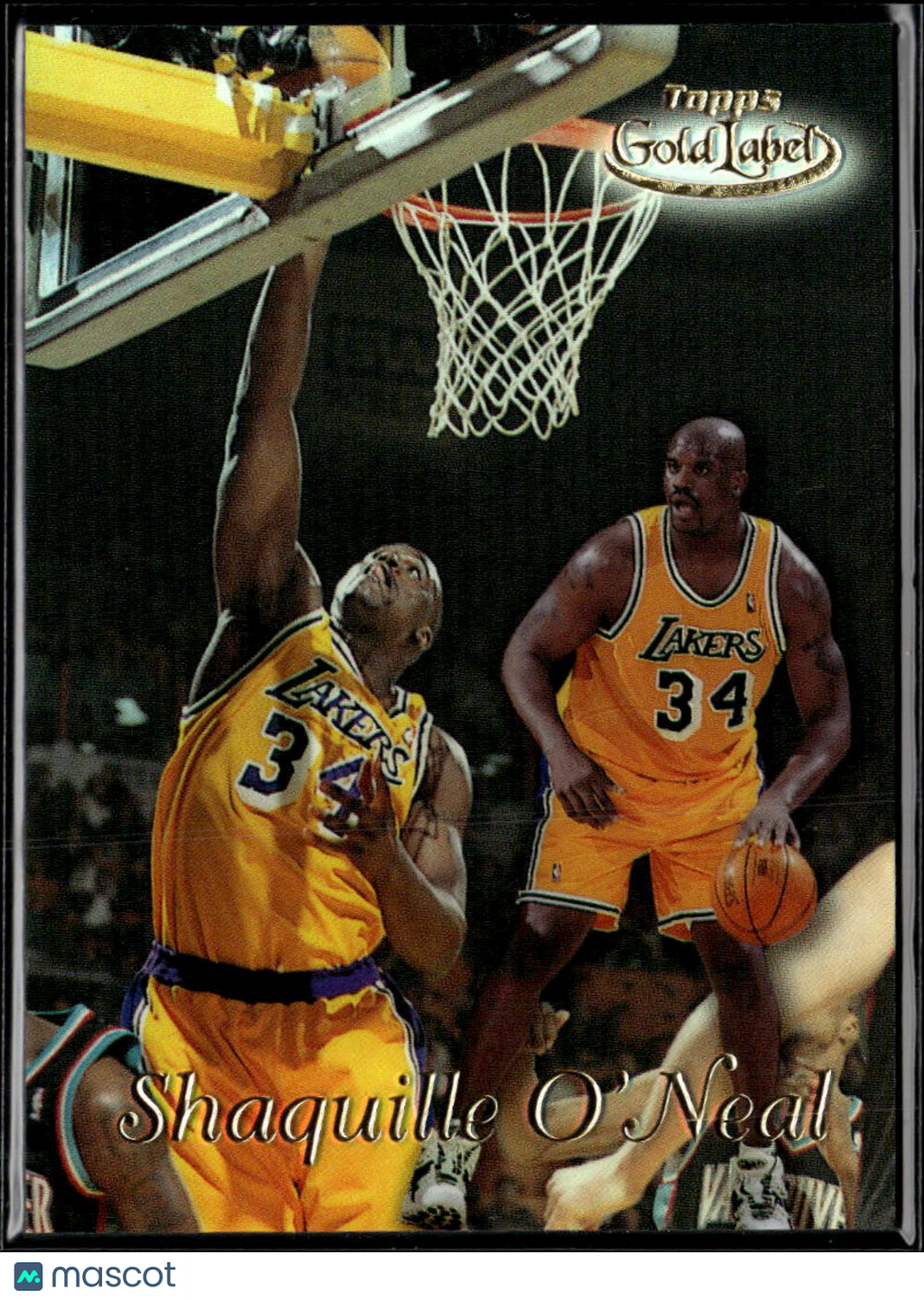 Shaquille O'Neal 1999 Topps Gold Label Class 1 #GL2 Los Angeles Lakers