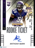 Anthony Barr 2014 Contenders Auto Autograph RC #103 Minnesota Vikings