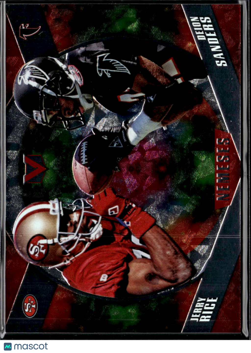 Jerry Rice Deion Sanders 2018 Vertex Nemeses San Francisco 49ers Atlanta Falcons