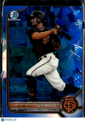 Luis Matos 2022 Bowman Chrome Sapphire Edition San Francisco Giants