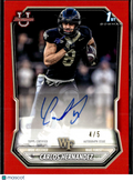 Carlos Hernandez 2026 Bowman 1st Auto Autograph RED 4/5 Wake Forest