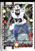 Dion Dawkins 2026 Topps Holiday Auto Autograph Buffalo Bills