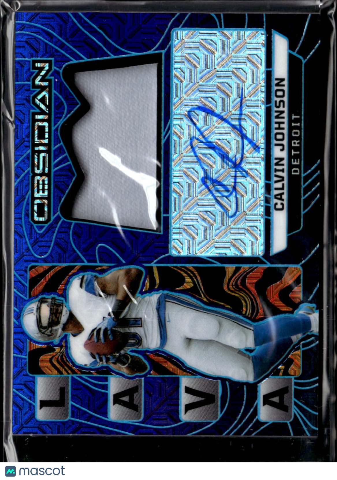 Calvin Johnson 2026 Obsidian Auto Autograph Patch 16/21 Detroit Lions