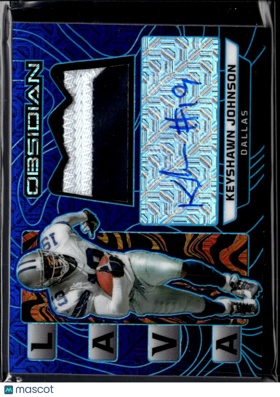 Keyshawn Johnson 2026 Obsidian Auto Autograph Patch 20/21 Dallas Cowboys