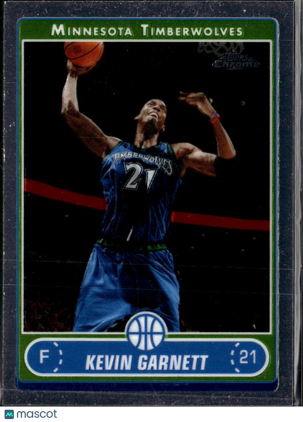 Kevin Garnett 2006-07 Topps Chrome #62 Minnesota Timberwolves