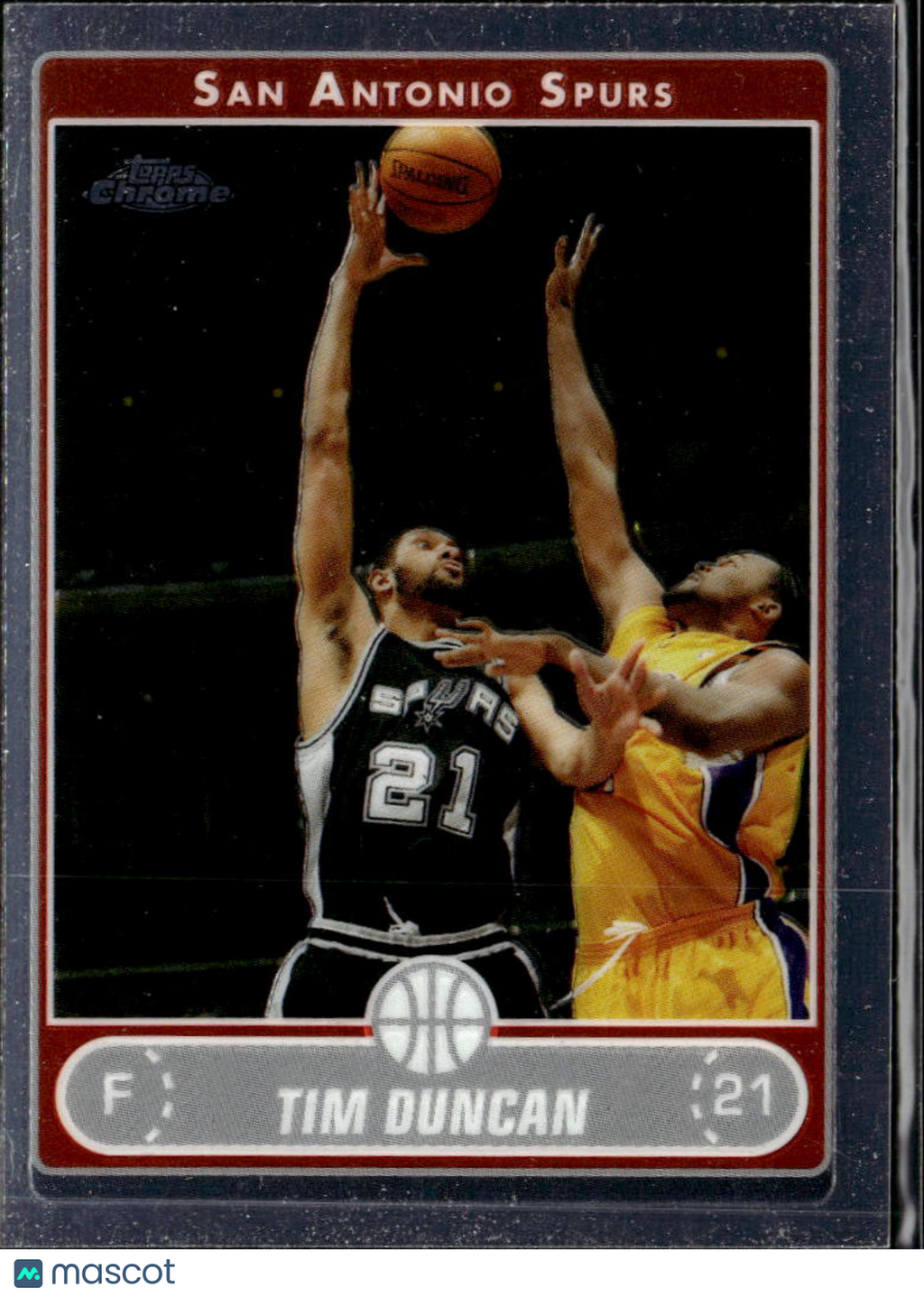 Tim Duncan 2006-07 Topps Chrome #2 San Antonio Spurs