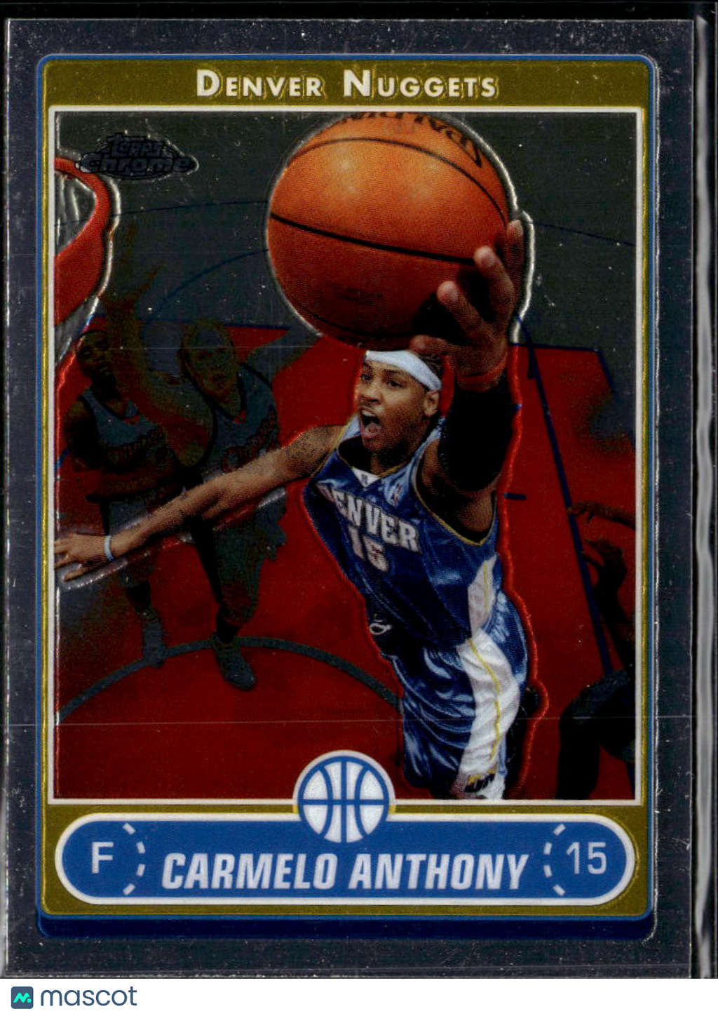 Carmelo Anthony 2006-07 Topps Chrome #106 Denver Nuggets
