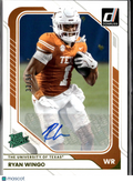Ryan Wingo 2026 Donruss Rated Prospect Autograph Auto 33/99 Texas Longhorns