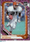 Eric Metcalf 2026 Optic Pink Velocity Prizm 10/75 Cleveland Browns