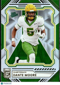 Dante Moore 2026 Panini Donruss Elite Rated Prospect Rookie RC Oregon Ducks