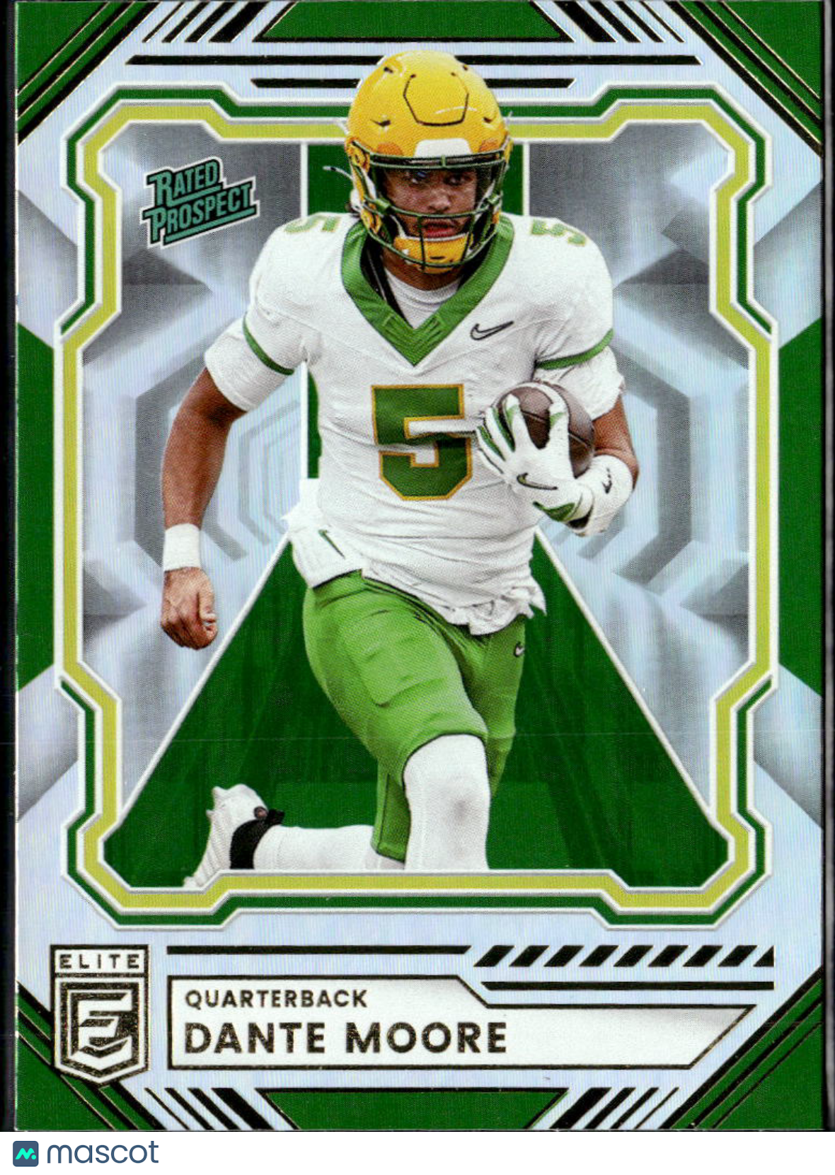Dante Moore 2026 Panini Donruss Elite Rated Prospect Rookie RC Oregon Ducks