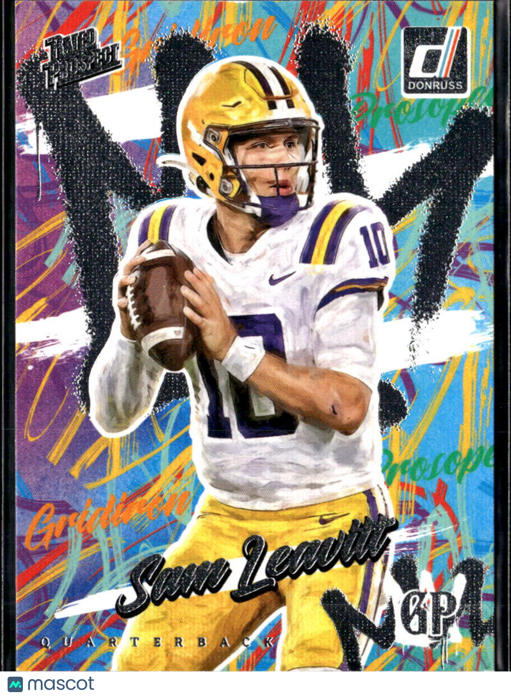 Sam Leavitt 2026 Donruss Gridiron Prospects Rookie RC LSU Tigers