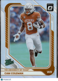 Cam Coleman 2026 Optic Rated Prospect Holo Prizm RC Texas Longhorns