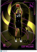 Cody Williams 2024-25 Silhouette RC Pink Rookie 1/35 Utah Jazz